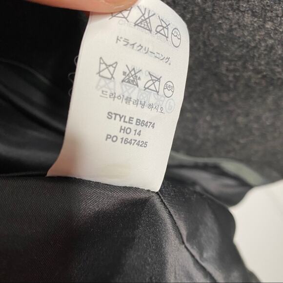 J. Crew Melton Wool Peacoat Gray Short Winter Jacket Double Breasted Coat - Picture 7 of 10